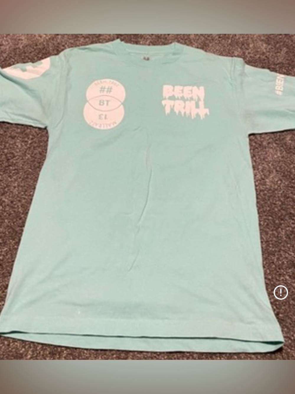 Green Trill Graphic Tee for Men - Mint Green